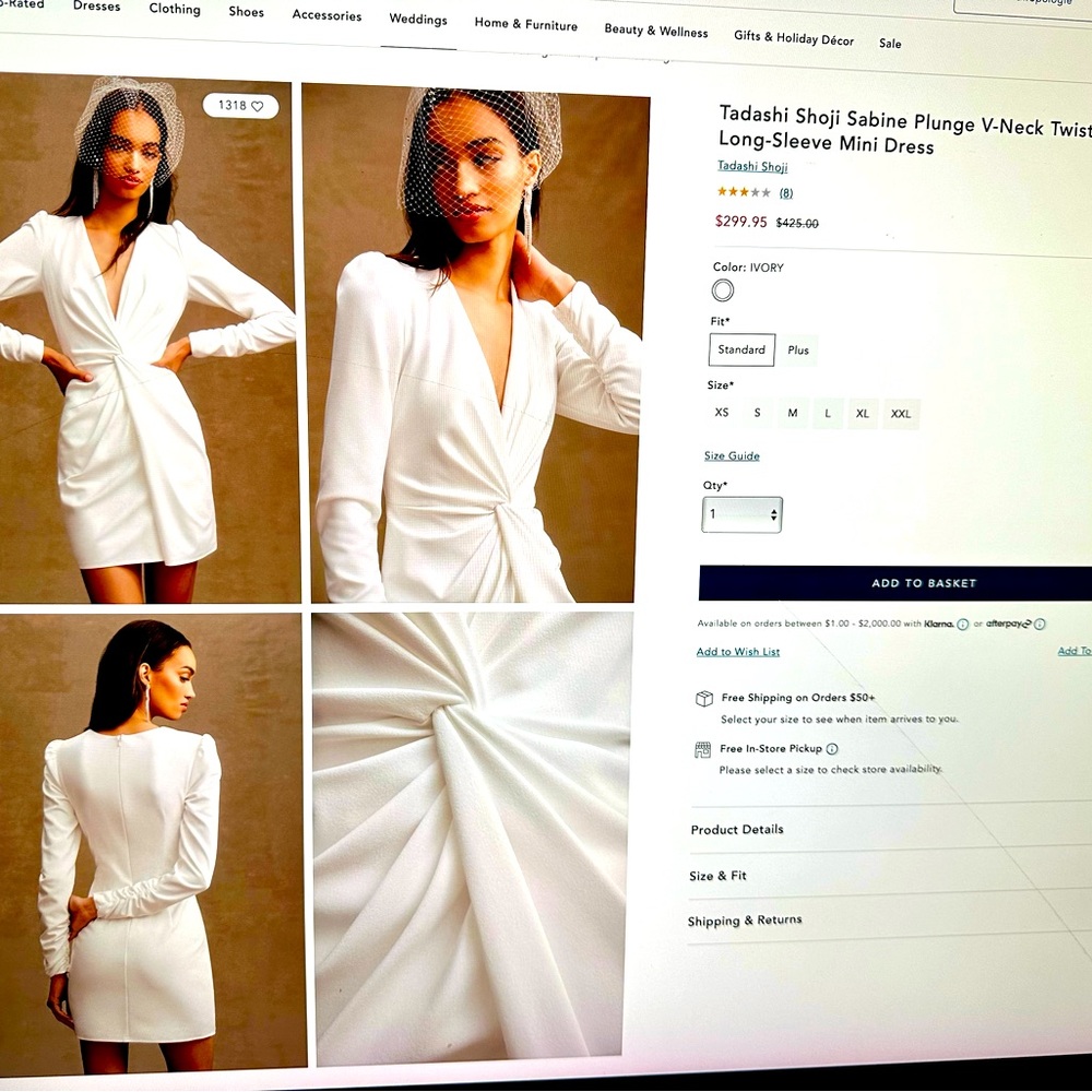 Currently online Anthropologie at $299